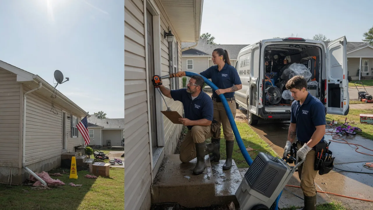 Ceiling Water Damage Restoration in Big Bend, WI near me